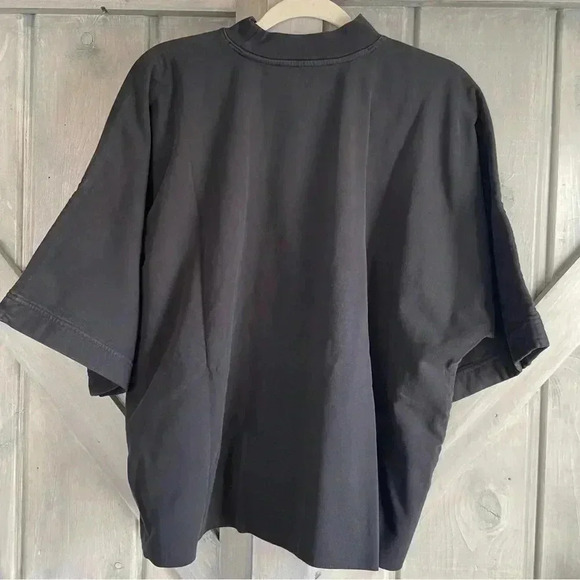 YZY Gap‎ Balenciaga No Seam Logo Boxy Tee in Black size small - Picture 6 of 7